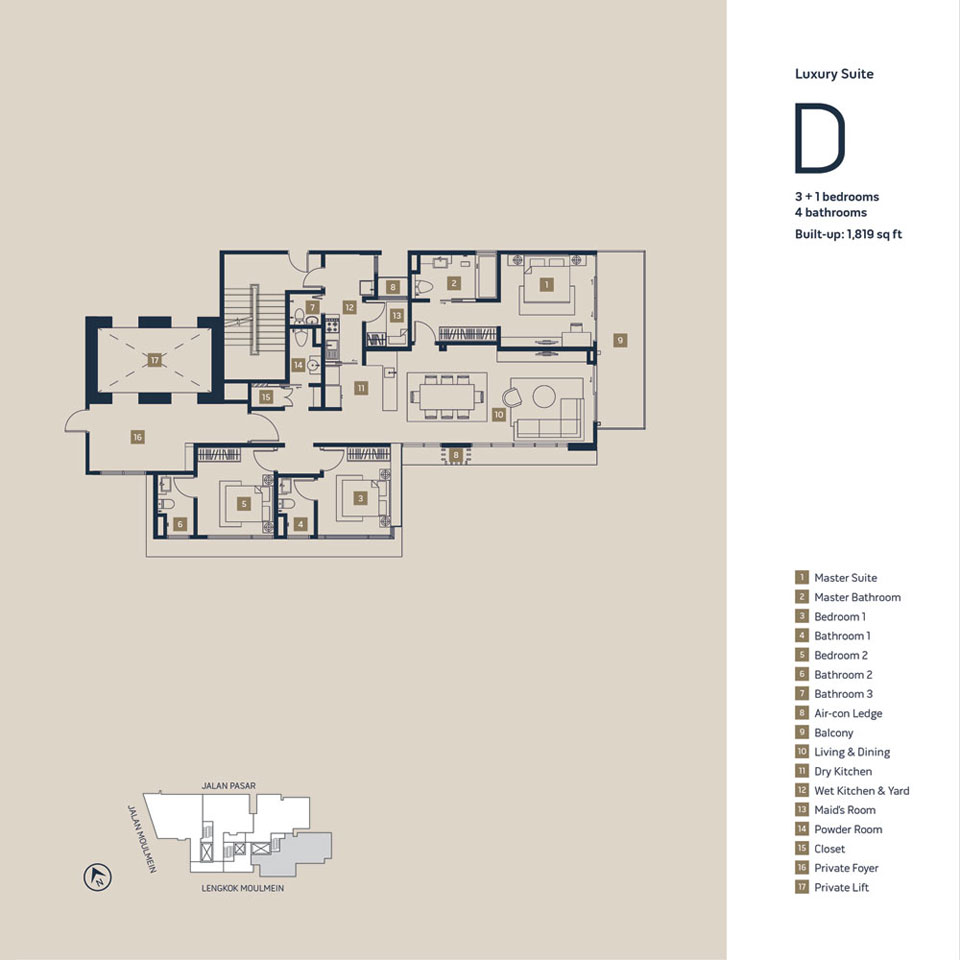 Moulmein Rise The Luxury Suite by BelleView Penang